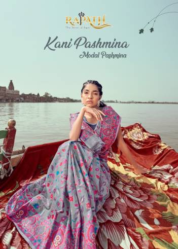 KANI PASHMINA BY RAJPATH MODAL PASHMINA SAREE WHOLESALER IN INDIA 